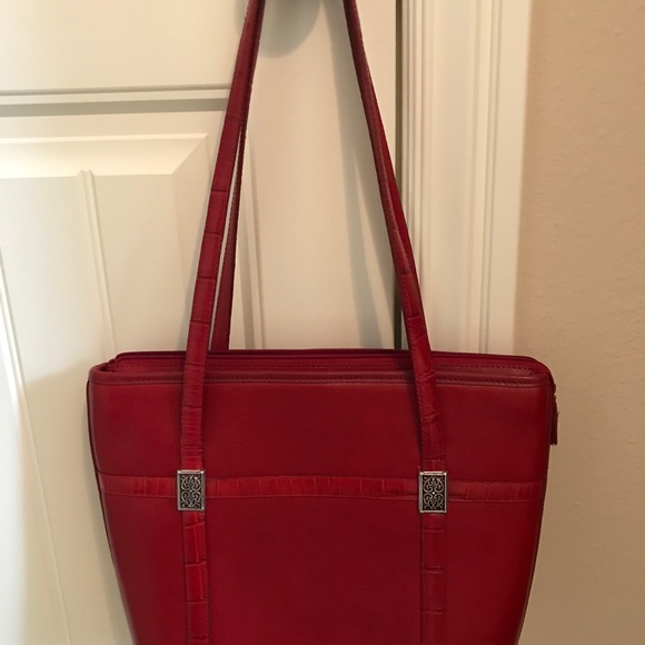 Cherry Red Brighton Tote Bag - Picture 6 of 6